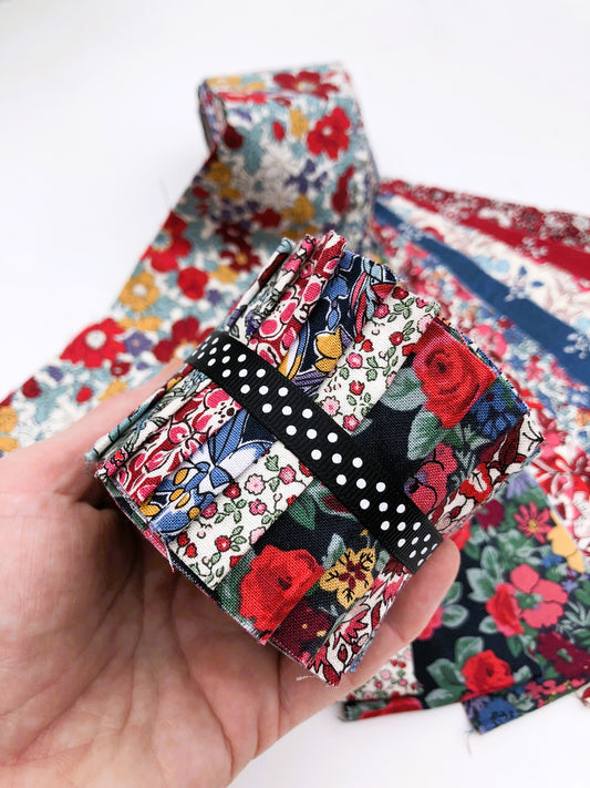Liberty Fabric Jelly Roll - Flower Show Winter