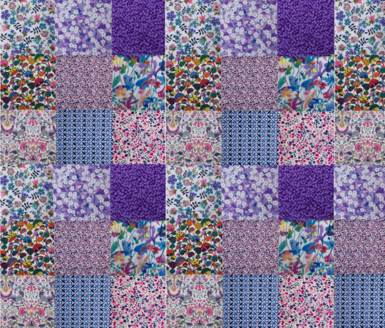 45 Liberty Fabric Precut 5inch Squares - Purple