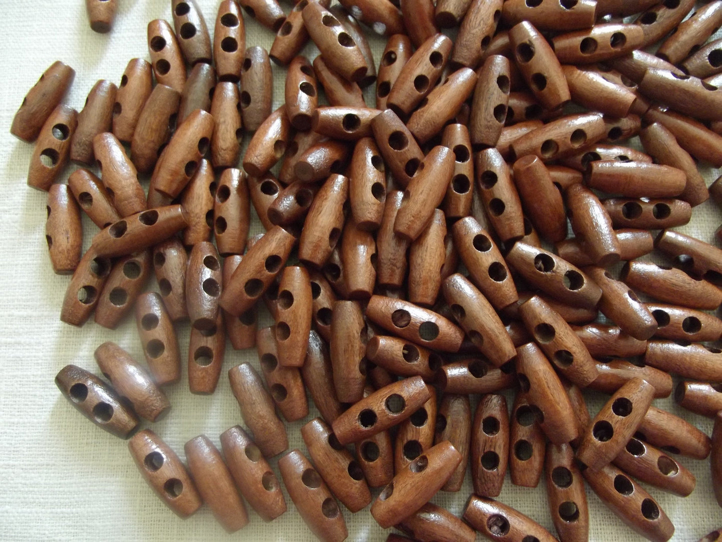 20mm Dark Brown Wooden Toggle Buttons