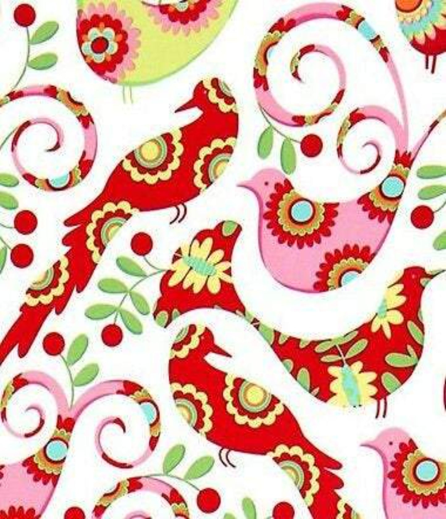 Fat Quarter Michael Miller Pretty Bird fabric - 100% cotton