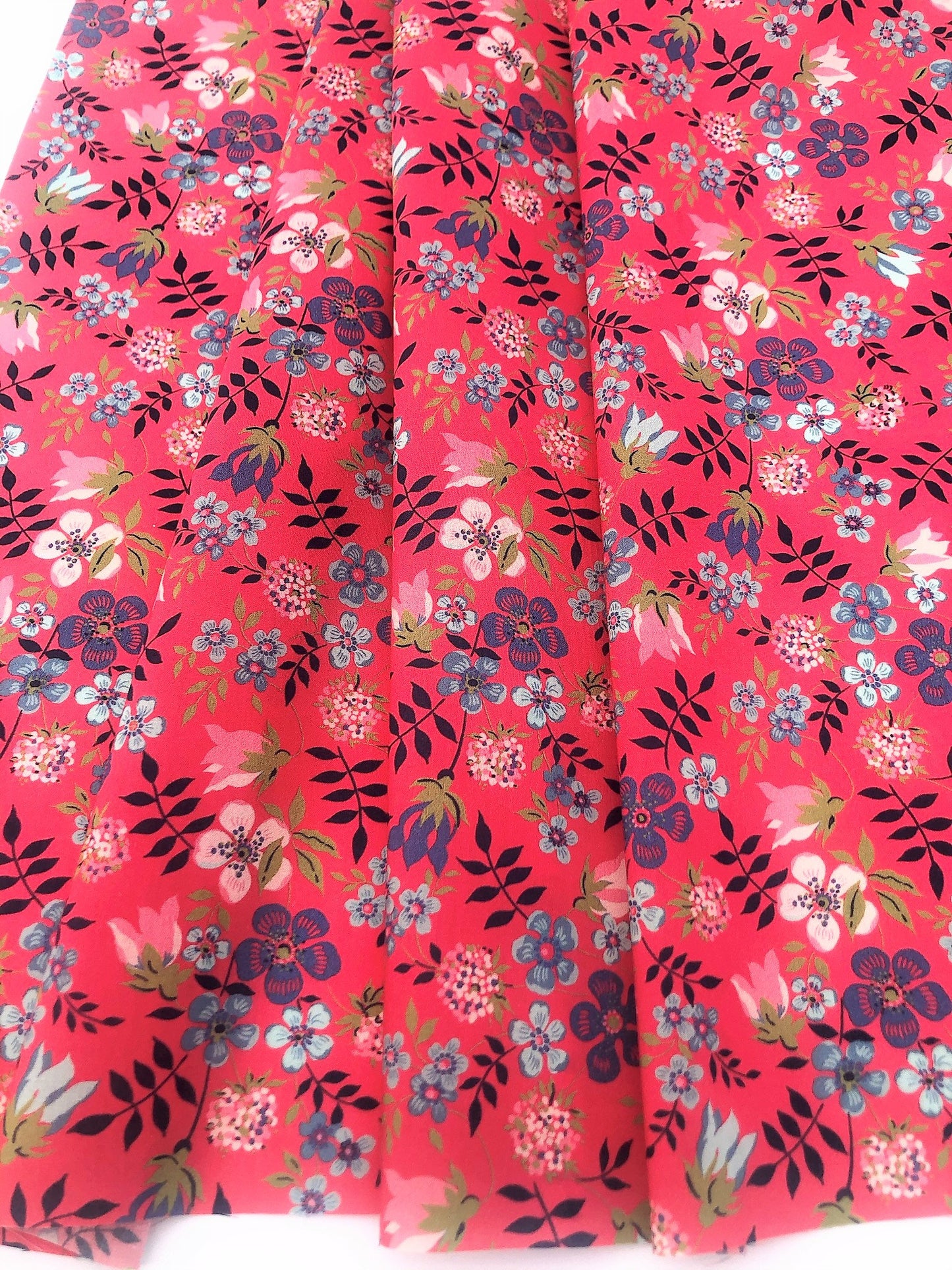 Liberty Fabric - Edenham Red